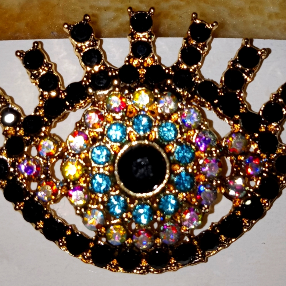 Evil eye earrings